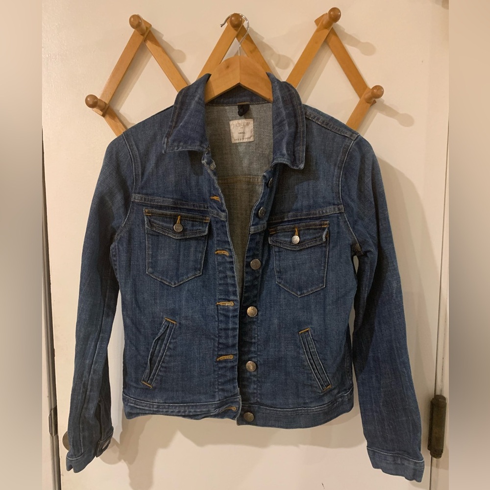 J. Crew 4 pocket Denim Jacket Size S